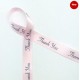Compatible Brother P-touch Decorative Satin Ribbon 12mm Black on Pink Compatible Brother P-touch Decorative Satin Ribbon 12mm Black on Pink
