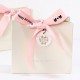 Compatible Brother P-touch Decorative Satin Ribbon 12mm Black on Pink Compatible Brother P-touch Decorative Satin Ribbon 12mm Black on Pink