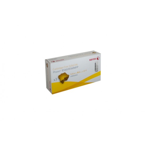 Xerox Phaser 8560 / 8560MFP Yellow Ink Sticks - 3 Pack - 3,400 pages Xerox Phaser 8560 / 8560MFP Yellow Ink Sticks - 3 Pack - 3,400 pages