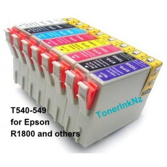 Epson T0540/1/2/3/4/7/8/9 Ink Cartridges for R1800 / R800 Epson T0540/1/2/3/4/7/8/9 Ink Cartridges for R1800 / R800