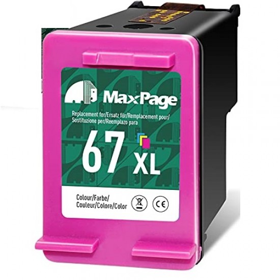 Refurbished HP 67XL HP 67 XL Black or TriColour Ink Cartridge High Yield Refurbished HP 67XL HP 67 XL Black or TriColour Ink Cartridge High Yield