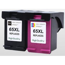 HP 65XL  Black + TriColour Ink Cartridge High Yield compatible