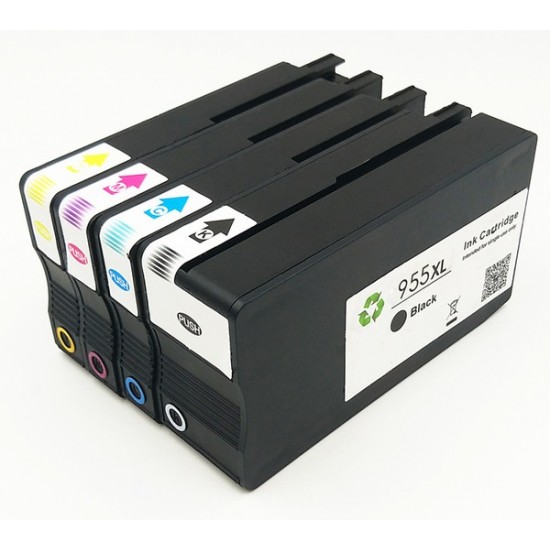 Compatible HP OfficeJet Pro 7740 Wide Format ink Cartridge 955XL HP955XL Black or Colour Compatible HP OfficeJet Pro 7740 Wide Format ink Cartridge 955XL HP955XL Black or Colour