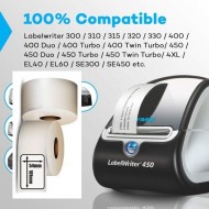 Dymo LabelWriter Shipping Labels 99014 54x101mm Tonerink Brand